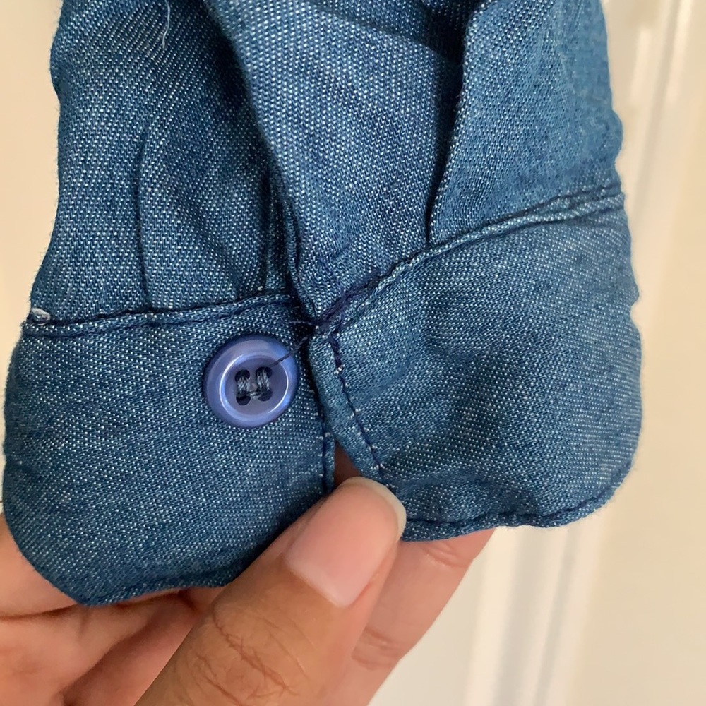 ‼️SOLD‼️Blue Denim cut out dress - Picture 5 of 5